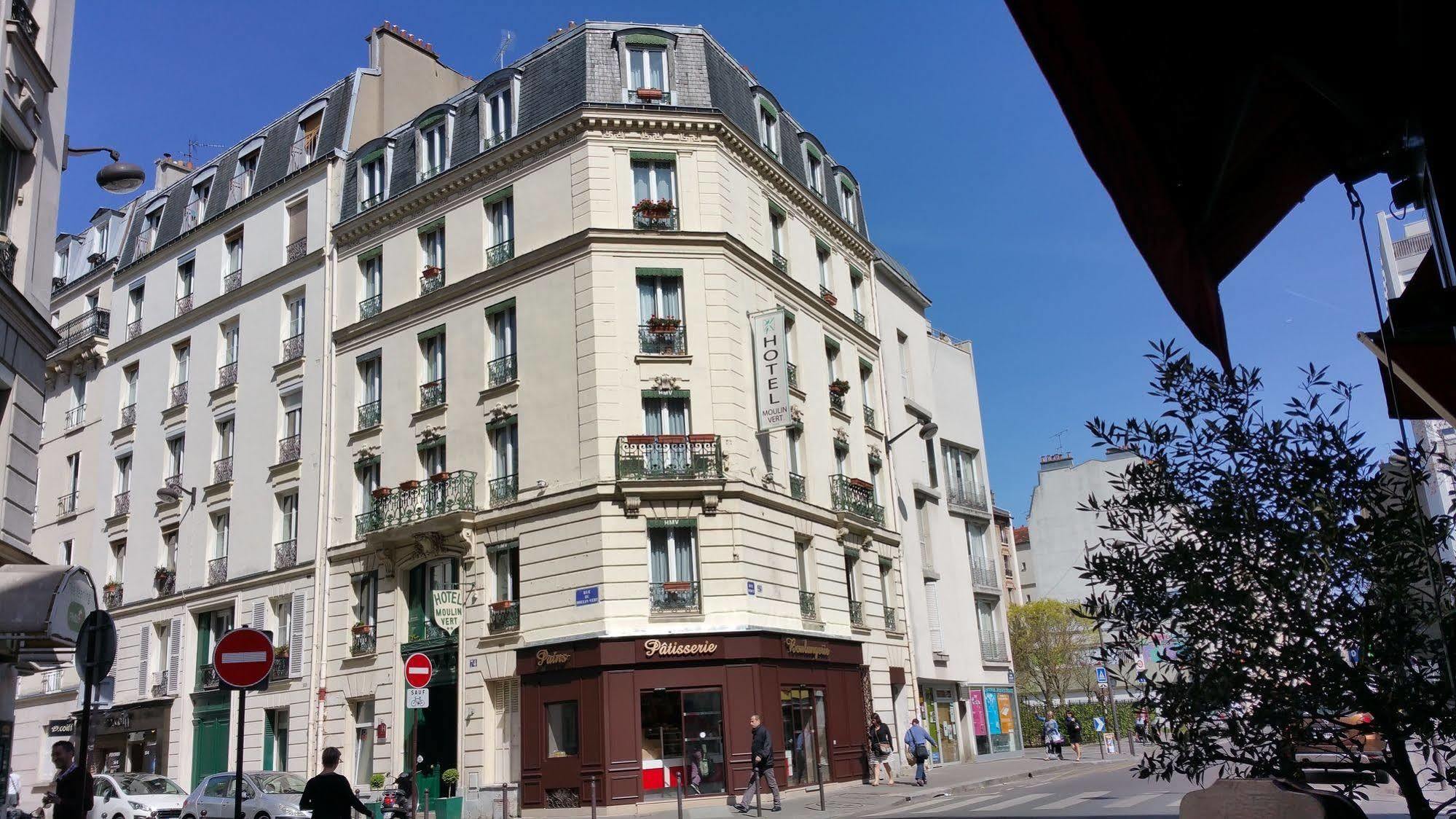 Hotel Moulin Vert Paryż Zewnętrze zdjęcie
